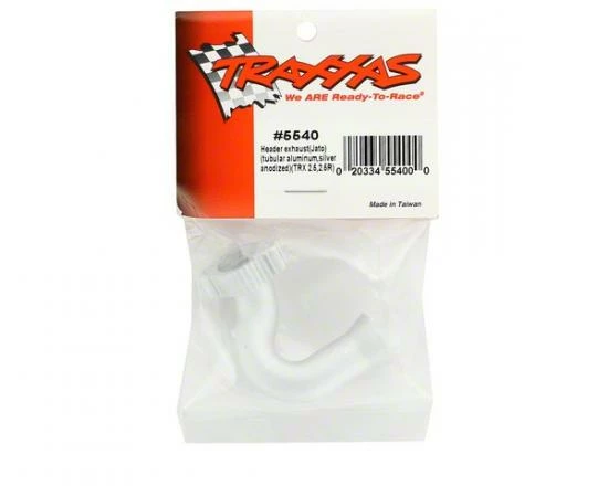 Traxxas Header Exhaust (Jato) (tubular Aluminum Clear Anodized) (TRX 2.5 2.5R 3.3) - Image 2