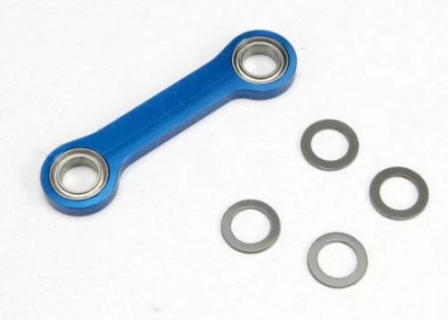 Traxxas Machined 6061-T6 Blue-anodized Aluminum Drag Link And 5x8x2.5 Ball Bearings