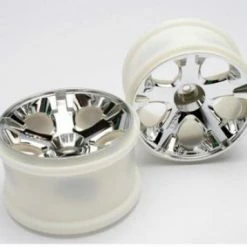 Traxxas All-Star 2.8 Wheels (chrome) (nitro Rear/ Electric Front) (2)