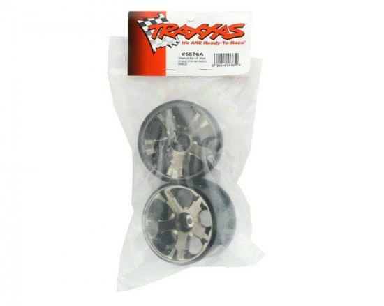 Traxxas All-Star 2.8 Wheels (black Chrome) (nitro Rear/ Electric Front) (2) - Image 2