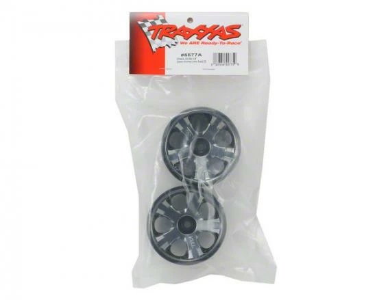 Traxxas All Star Black Chrome Wheels - 2.8 Inch Diameter - Bearing Fit ** CLEARANCE ** - Image 2