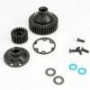 Traxxas Gears Differential 38-T (1)/ Differential Drive Gear 20-T/ Side Cover Plate (1)/ Gasket (1)/ Output Gear Seals (x-ring) (2)/ 2.5x8mmCCS (4)/ 5x10x.5mmTW (2)