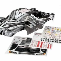 Traxxas Body Slash 4X4 ProGraphix (Graphics Are Printed Requires Paint Final Color Application)/ Decal Sheet