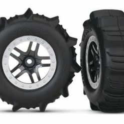 Traxxas Paddle Tyres Assembled On Short Course Wheels - 4WD Front Or Rear - 2WD Rear - 1 Pair