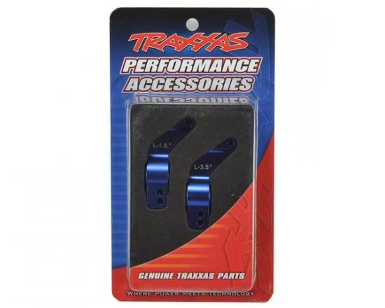 Traxxas Axle Carriers Rear 6061-T6 Aluminum Left Right (blue-anodized) - Image 2