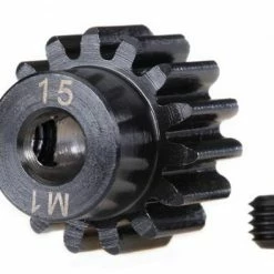 Traxxas Hardened Machined Pinion Gear - 15T - 1 Mod Pitch - 5mm Bore (Compatible With Steel Spurs)