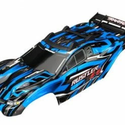 Traxxas Rustler 4X4 Pre Painted Blue/Black Bodyshell