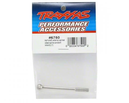 Traxxas Half Shaft External Splined (steel-spline Constant-velocity) (1) - Image 2