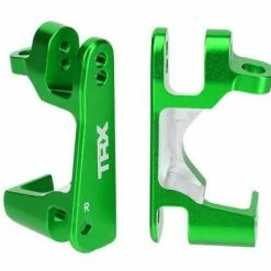 Traxxas Caster Blocks (c-hubs) 6061-T6 Aluminum (green-anodized) Left Right