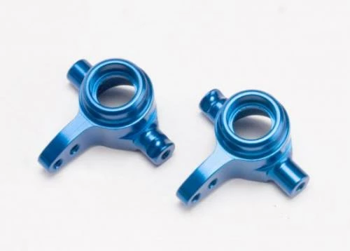 Traxxas 6061-T6 Aluminum Steering Blocks (blue-anodized)