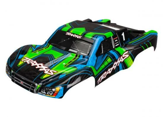 Traxxas Slash 4x4 Bodyshell - Pre Painted Green/Blue