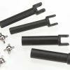 Traxxas Half Shafts Heavy Duty (external Splined (2)/ Internal Splined (2))/ Metal U-joints (4)