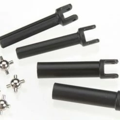 Traxxas Half Shafts Heavy Duty (external Splined (2)/ Internal Splined (2))/ Metal U-joints (4)