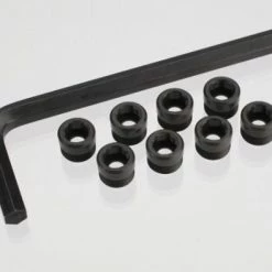 Traxxas Aluminum Caps Pivot Ball (threaded Aluminum Hard-anodized With PTFE-coating) (8)/ Hex Wrench 5mm