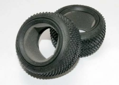 Traxxas Tires Response Pro 2.2 (soft-compound Narrow Profile Short Knobby Design)/ Foam Inserts (2)
