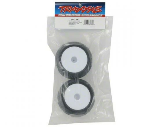 Traxxas Tires Wheels Assembled Glued (white Dished 2.2 Wheels Response Pro 2.2 Tires Foam Inserts) (2) - Image 2