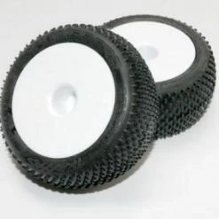 Traxxas Tires Wheels Assembled Glued (white Dished 2.2 Wheels Response Pro 2.2 Tires Foam Inserts) (2)