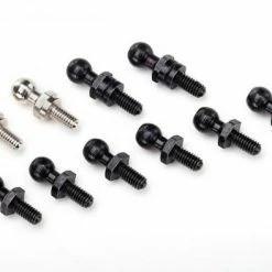 Traxxas Pivot Balls: Black (6) Silver (2) Black (long) (2)