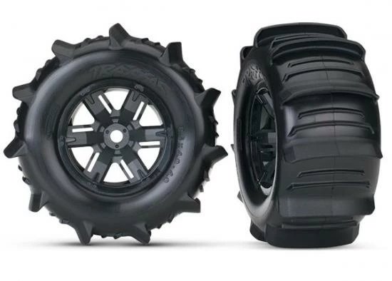 Traxxas X-MAXX Paddle Tyres Assembled On Wheels - 1 Pair