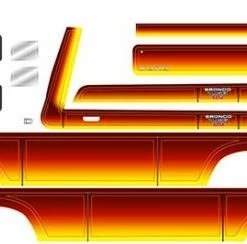 Traxxas Decal Sheet Bronco Sunset