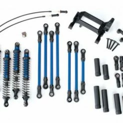 Traxxas Long Arm Lift Kit TRX-4 Complete (includes Blue Powder Coated Links Blue-anodized Shocks)
