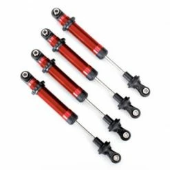 Traxxas Shocks GTS Aluminum (red-anodized) (assembled Without Springs) (4) (for Use With 8140R TRX-4 Long Arm Lift Kit)
