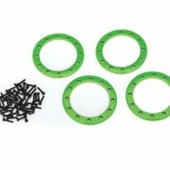 Traxxas Beadlock Rings Green (2.2) (aluminum) (4)/ 2x10 CS (48)