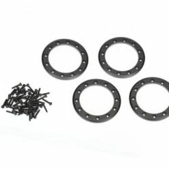 Traxxas Beadlock Rings Black (1.9) (aluminum) (4)/ 2x10 CS (48)