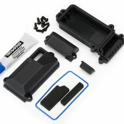 Traxxas Box Receiver (sealed)/ Wire Cover/ Foam Pads/ Silicone Grease/ 3x8 BCS (5)/ 2.5x8 CS (2)