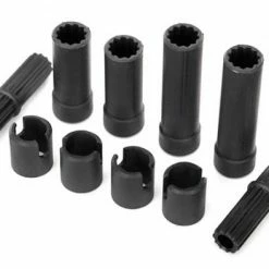 Traxxas Half Shafts Center (internal Splined Front (2) Internal Splined Rear (2)/ External Splined (2)/ Pin Retainer (4)) (plastic Parts Only)