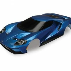 Traxxas Body Ford GT Blue (painted Decals Applied) (tail Lights Exhaust Tips Mounting Hardware (part 8314) Sold Separately)
