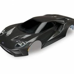Traxxas Body Ford GT Black (painted Decals Applied) (tail Lights Exhaust Tips Mounting Hardware (part 8314) Sold Separately)