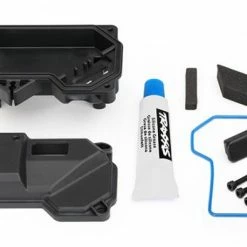 Traxxas Box Receiver (sealed) (steering Servo Mount)/ Receiver Cover/ Access Plug/ Foam Pads/ Silicone Grease/ 2.5x10 CS (3)