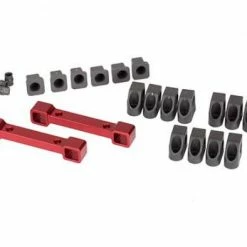 Traxxas Mounts Suspension Arms Aluminum (red-anodized) (front Rear)/ Hinge Pin Retainers (12)/ Inserts (6)