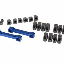 Traxxas Mounts Suspension Arms Aluminum (blue-anodized) (front Rear)/ Hinge Pin Retainers (12)/ Inserts (6)