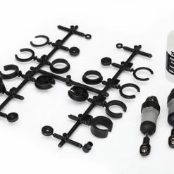 Traxxas Ultra Shocks (grey) (short) (includes Spring Pre-load Spacers) (2)