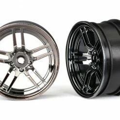 Traxxas Wheels 1.9 Split-spoke (black Chrome) (front) (2)