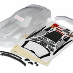 Traxxas Body Chevrolet Corvette Z06 (clear Requires Painting)/ Decal Sheet (includes Side Mirrors Spoiler Mounting Hardware)