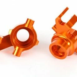Traxxas Steering Blocks 6061-T6 Aluminum (orange-anodized) Left Right