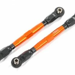 Traxxas Toe Links Front (TUBES Orange-anodized 7075-T6 Aluminum Stronger Than Titanium) (88mm) (2)/ Rod Ends Rear (4)/ Rod Ends Front (4)/ Aluminum Wrench (1)