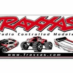 Traxxas Racing Banner, Red & Black (3x7 Feet)