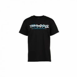Traxxas Black Tee Sliced Logo Small