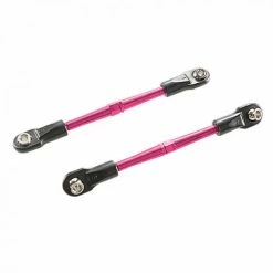 Traxxas Turnbuckles, Aluminium (pink-anodised), Toe Links, 59mm (2) (assembled With Rod Ends + Hollow Balls) (requires 5mm Aluminium Wrench 5477)