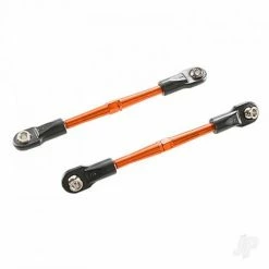 Traxxas Turnbuckles, Aluminium (orange-anodised), Toe Links, 59mm (2) (assembled With Rod Ends + Hollow Balls) (requires 5mm Aluminium Wrench 5477)