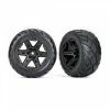 Traxxas Tyres + Wheels, Assembled, Glued (28) (RXT Black Wheels, Anaconda Tyres, Foam Inserts) (4WD Electric Front/rear, 2WD Electric Front Only) (2) (TSM Rated)