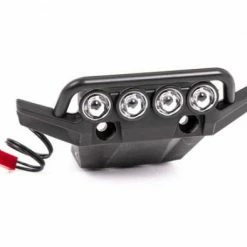 Traxxas Bumper, Front (assembled, LED Lights Installed) (fits 4WD Rustler)