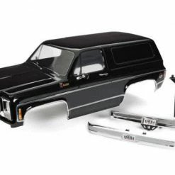 Traxxas Body, Chevrolet Blazer (1979), Complete (black) (includes Grille, Side Mirrors, Door Handles, Windshield Wipers, Front + Rear Bumpers, Decals)