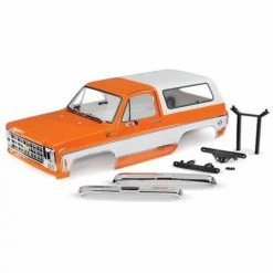 Traxxas Body, Chevrolet Blazer (1979), Complete (orange) (includes Grille, Side Mirrors, Door Handles, Windshield Wipers, Front + Rear Bumpers, Decals)
