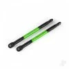 Traxxas Push Rods, Aluminum (green-anodized) (2) (assembled With Rod Ends)