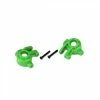 Traxxas Steering Blocks, Extreme Heavy Duty, Green (left + Right)/ 3x20mm BCS (2) (for Use With 9080 Upgrade Kit)